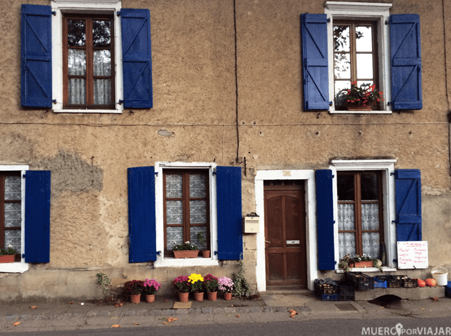 Bonitas fachadas en Saint-Antonin-Noble-Val (Francia)