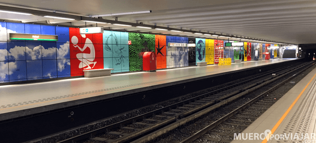 Estación de metro de Bruselas