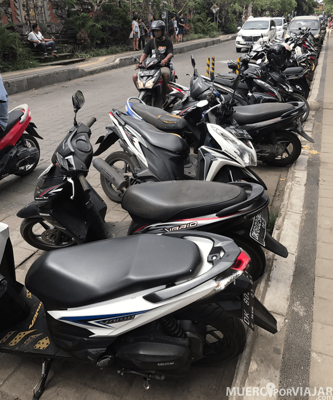Motos en Bali