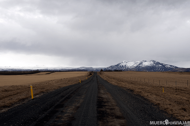 Carretera en Islandia 