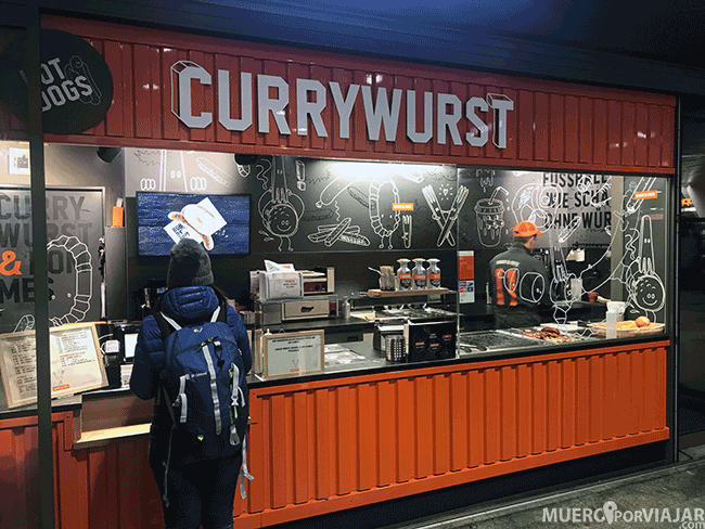 Cadena de Currywurst en Lucerna - Suiza Cadena de Currywurst en Lucerna - Suiza
