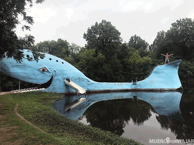 Blue Whale, en Catoosa, es un mítico punto de la Ruta 66 en Oklahoma