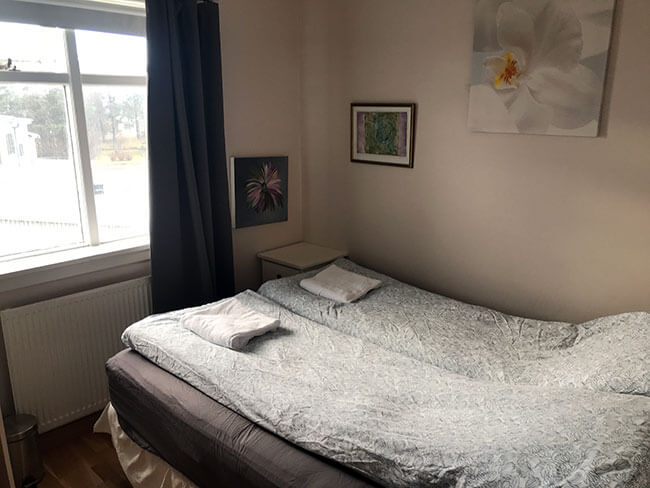 La habitación del apartamento de Höfn