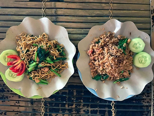 Los famosos platos de cocina de Indonesia: Mee Goreng y Nisa Goreng