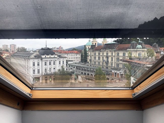 El apartamento está situado en el centro de Ljubljana