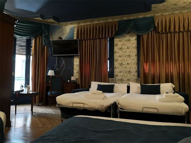 Sofa-cama en nuestro hotel en Madrid