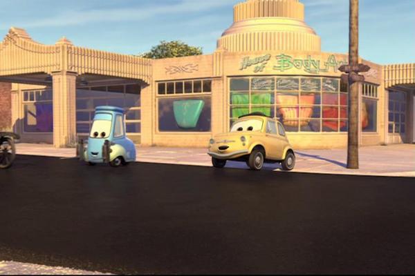 Imagen de la película Cars de Disney-Pixar