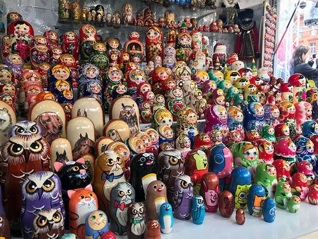 Muñecos del mercado de Toulouse