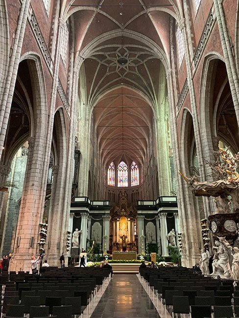 Interior de la Catedral de San Bavón
