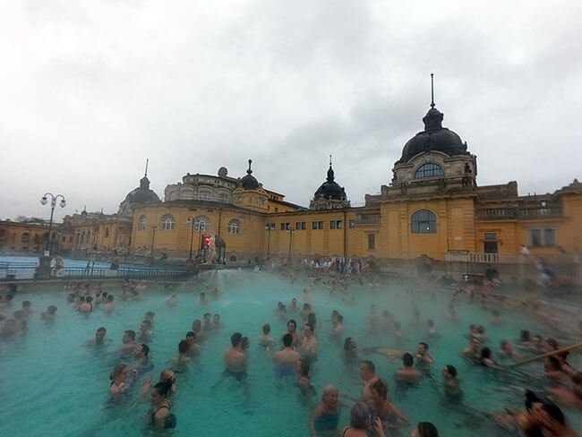 Los baños Széchenyi en Budapest