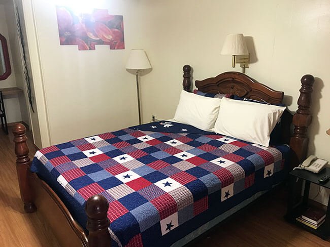 El interior de nuestra habitación en Holbrook