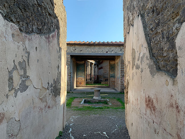 Una de las casas más lujosas de Pompeya