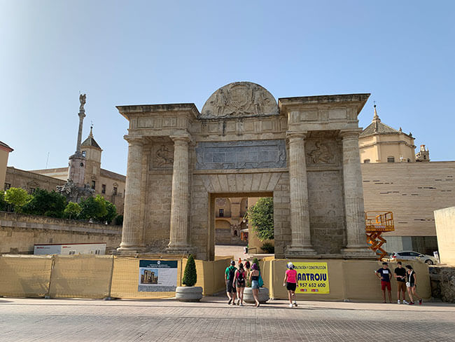 Una de las puertas de la muralla de Córdoba