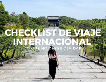 Checklist de viaje internacional: lo que no debes olvidar